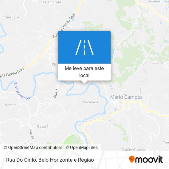 Rua Do Cirilo mapa
