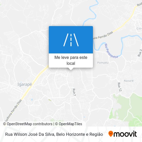 Rua Wilson José Da Silva mapa
