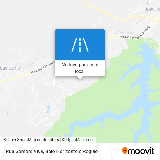 Rua Sempre Viva mapa