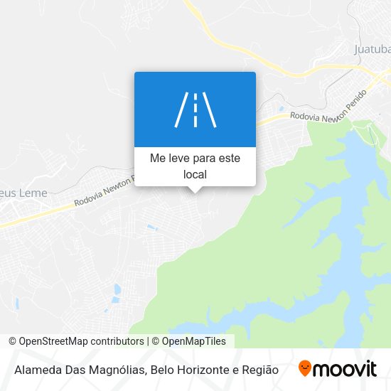 Alameda Das Magnólias mapa