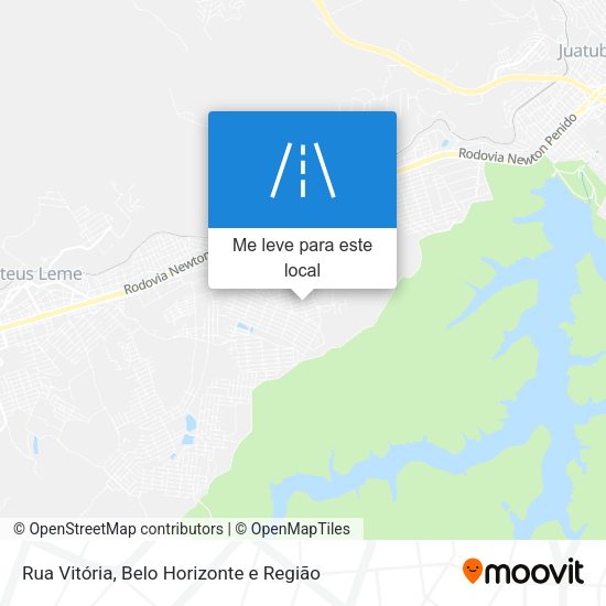 Rua Vitória mapa