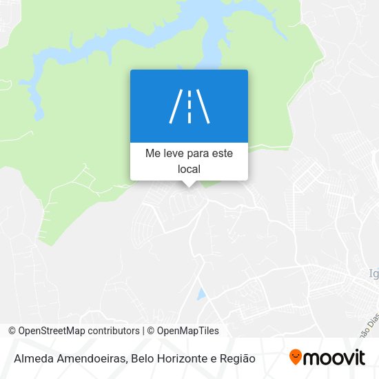 Almeda Amendoeiras mapa