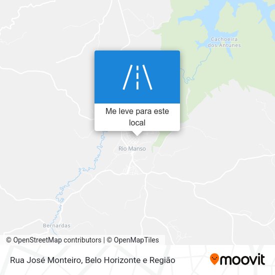 Rua José Monteiro mapa