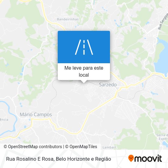 Rua Rosalino E Rosa mapa