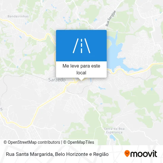 Rua Santa Margarida mapa