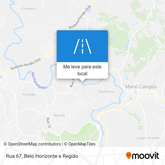 Rua 67 mapa