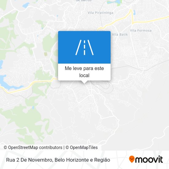Rua 2 De Novembro mapa