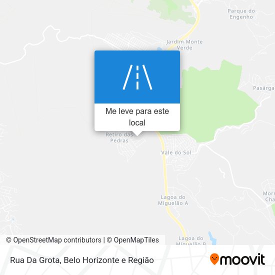Rua Da Grota mapa