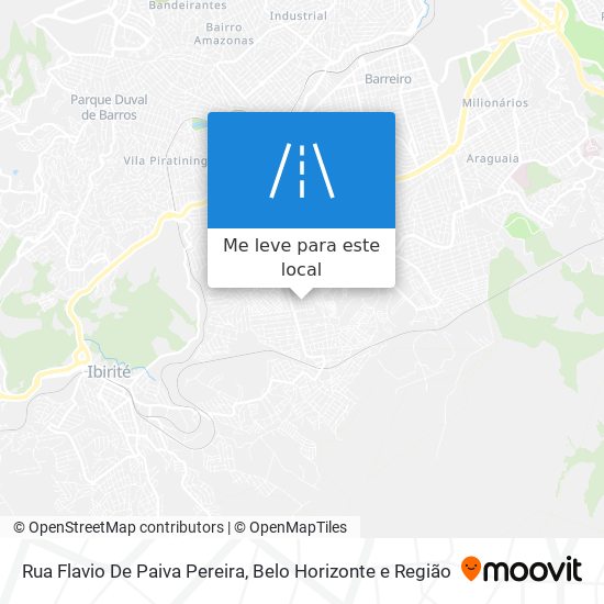 Rua Flavio De Paiva Pereira mapa