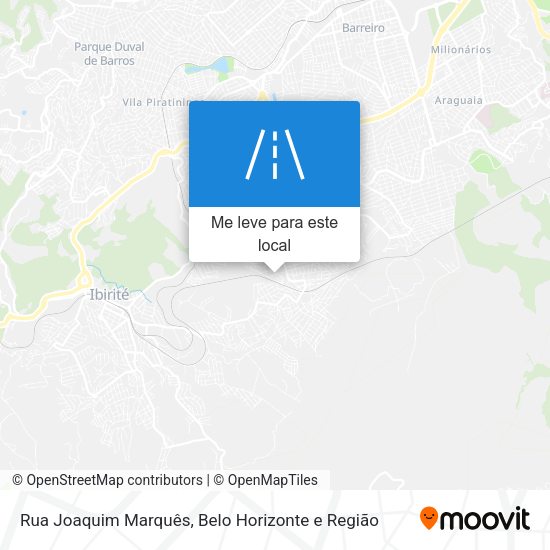 Rua Joaquim Marquês mapa