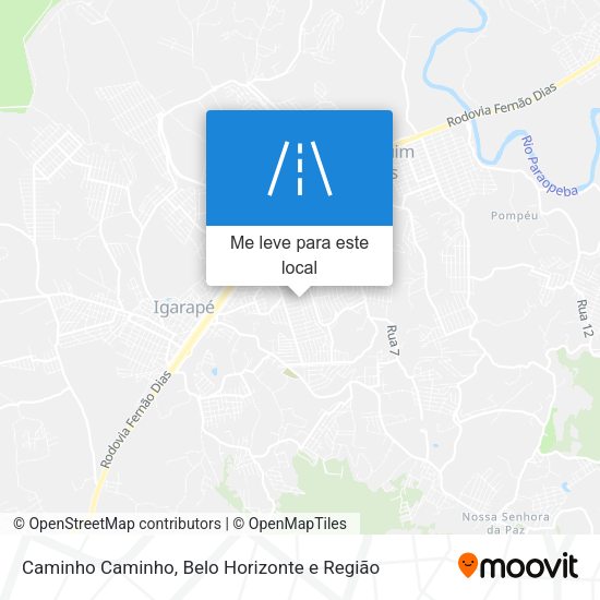 Caminho Caminho mapa