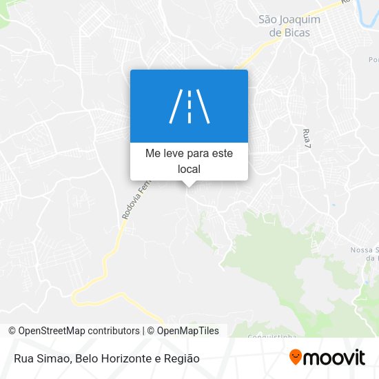 Rua Simao mapa