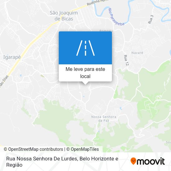 Rua Nossa Senhora De Lurdes mapa