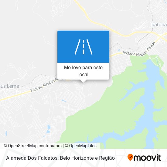 Alameda Dos Falcatos mapa