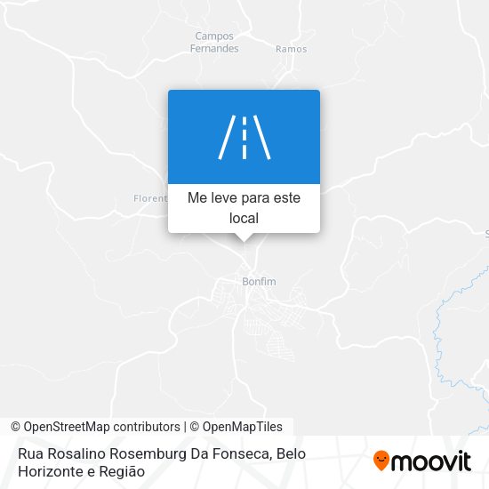 Rua Rosalino Rosemburg Da Fonseca mapa
