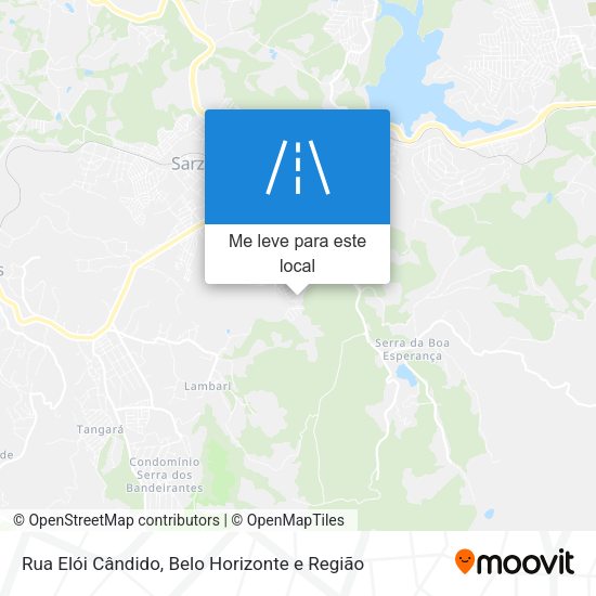 Rua Elói Cândido mapa