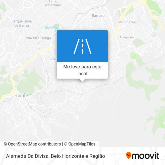 Alameda Da Divisa mapa