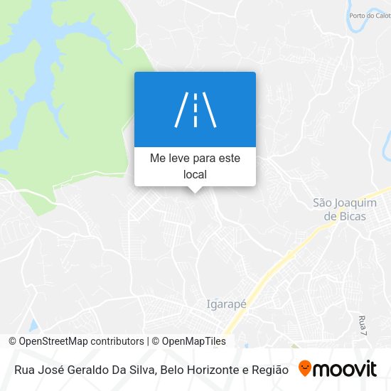 Rua José Geraldo Da Silva mapa