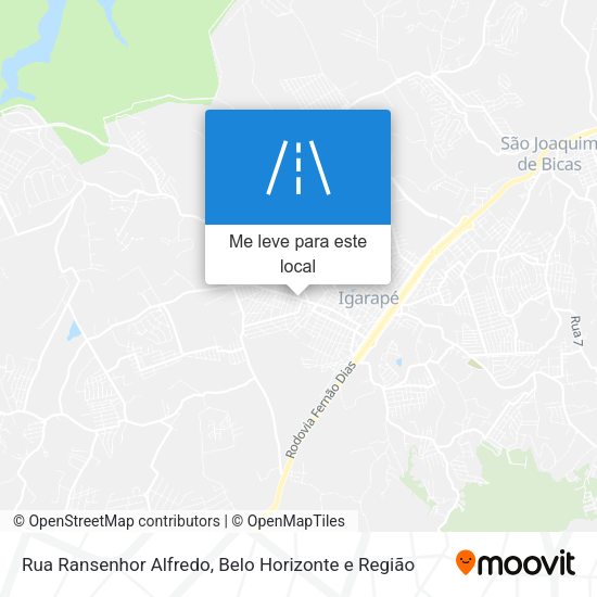 Rua Ransenhor Alfredo mapa