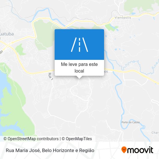 Rua Maria José mapa