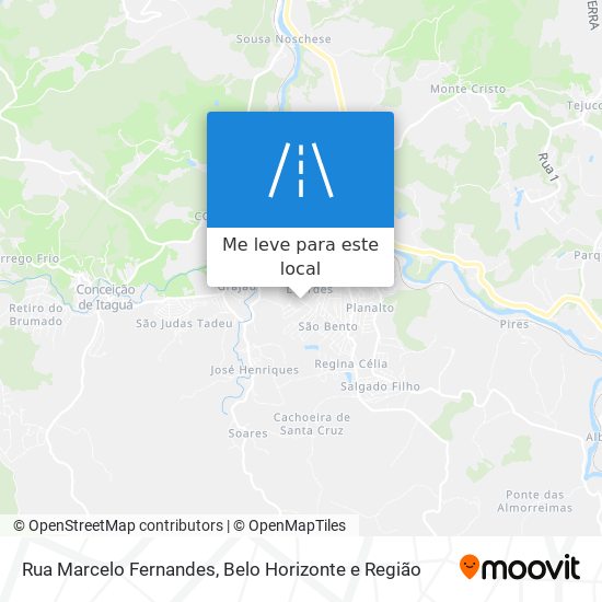 Rua Marcelo Fernandes mapa