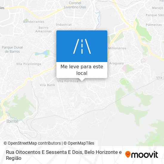 Rua Oitocentos E Sessenta E Dois mapa