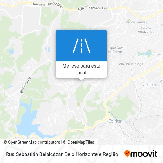 Rua Sebastián Belalcázar mapa