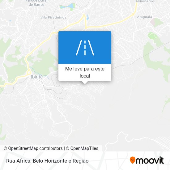 Rua Africa mapa