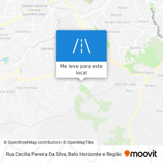Rua Cecilia Pereira Da Silva mapa