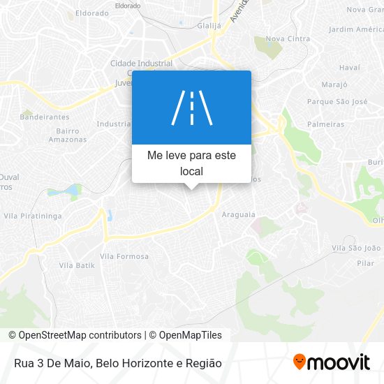 Rua 3 De Maio mapa