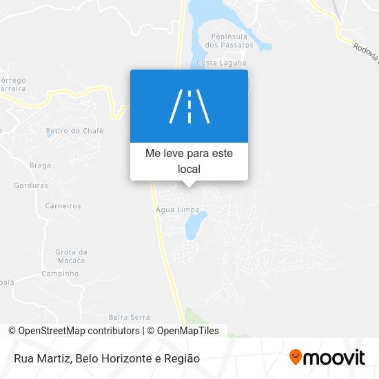 Rua Martiz mapa