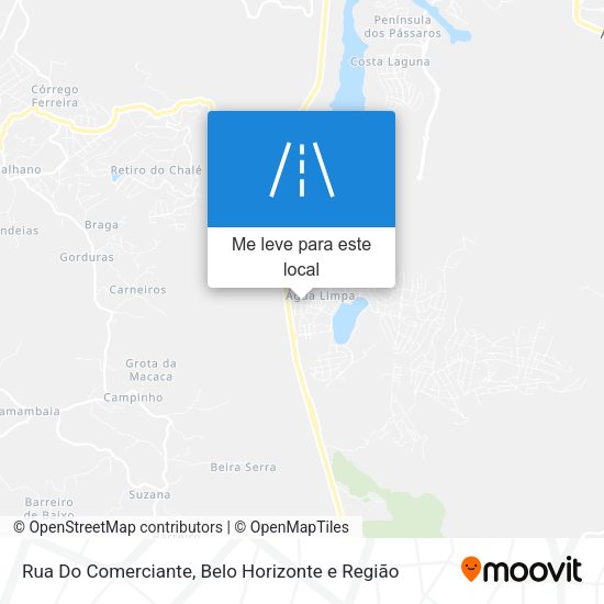 Rua Do Comerciante mapa