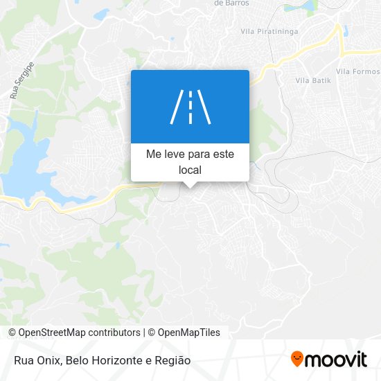 Rua Onix mapa