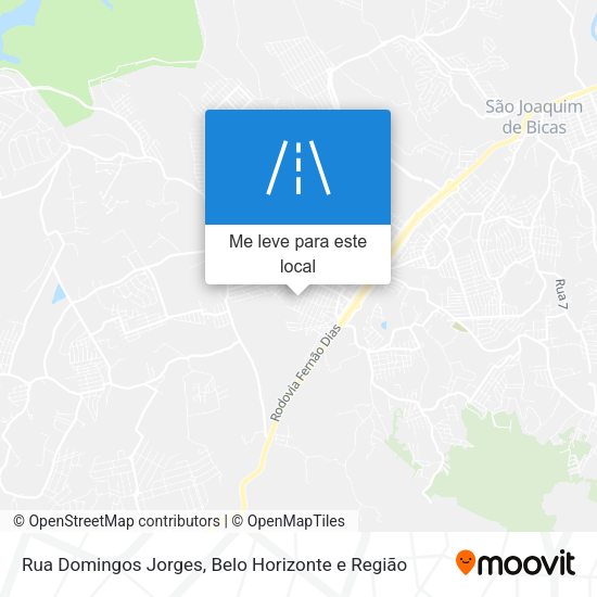 Rua Domingos Jorges mapa