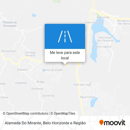 Alameda Do Mirante mapa