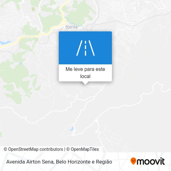 Avenida Airton Sena mapa