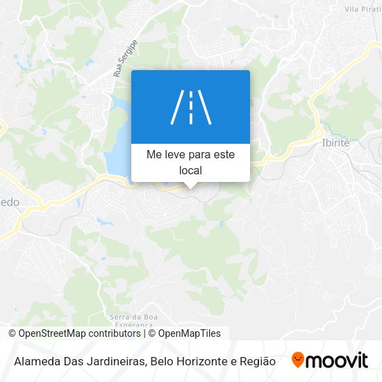 Alameda Das Jardineiras mapa