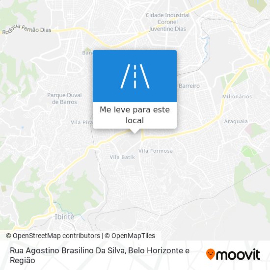 Rua Agostino Brasilino Da Silva mapa