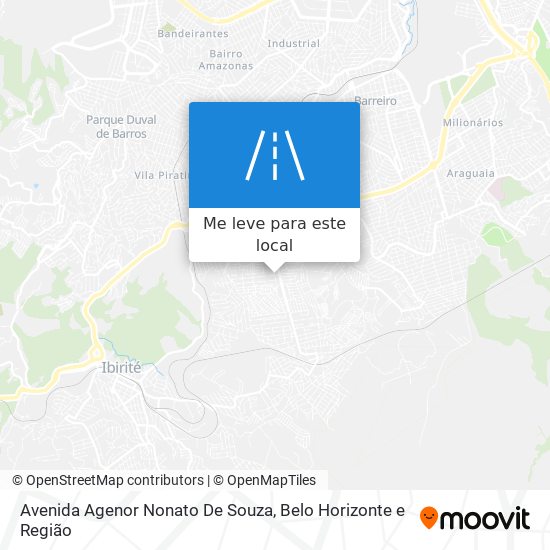 Avenida Agenor Nonato De Souza mapa