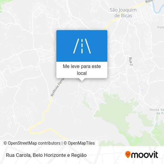 Rua Carola mapa