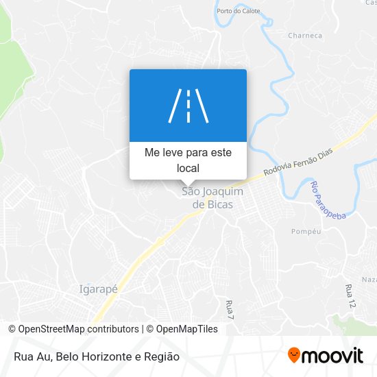Rua Au mapa