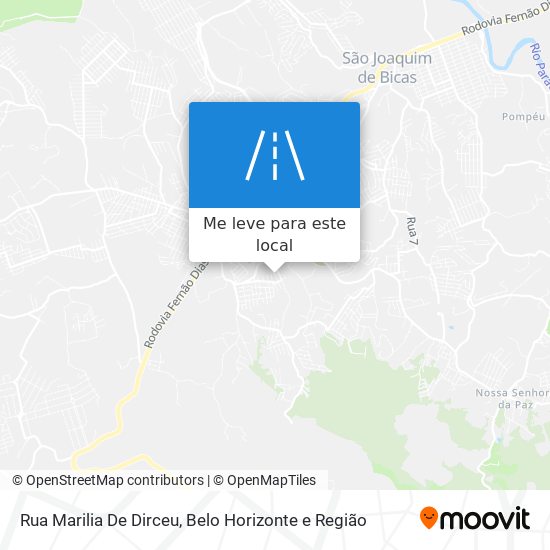 Rua Marilia De Dirceu mapa