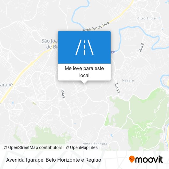 Avenida Igarape mapa