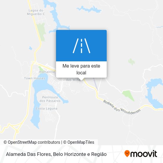 Alameda Das Flores mapa