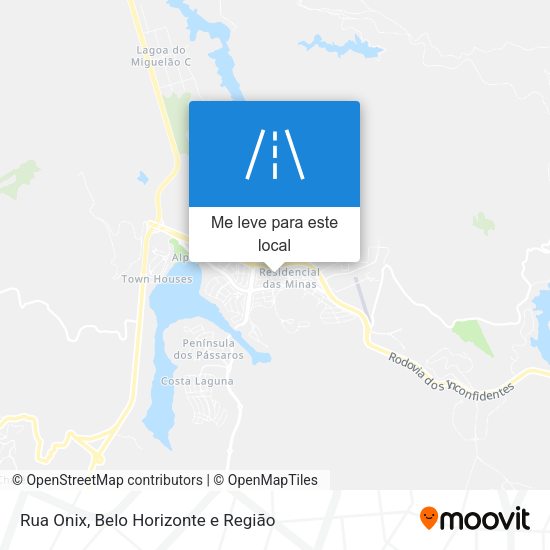 Rua Onix mapa