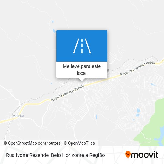 Rua Ivone Rezende mapa