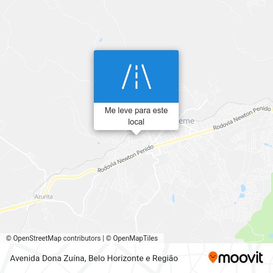 Avenida Dona Zuína mapa