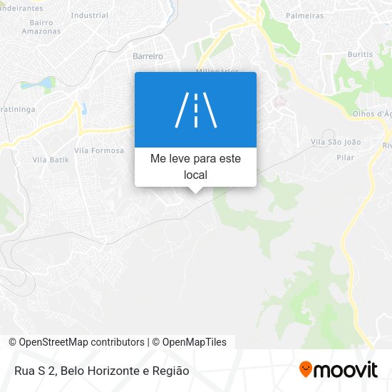 Rua S 2 mapa