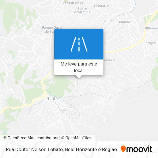 Rua Doutor Nelson Lobato mapa