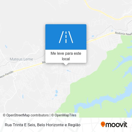 Rua Trinta E Seis mapa